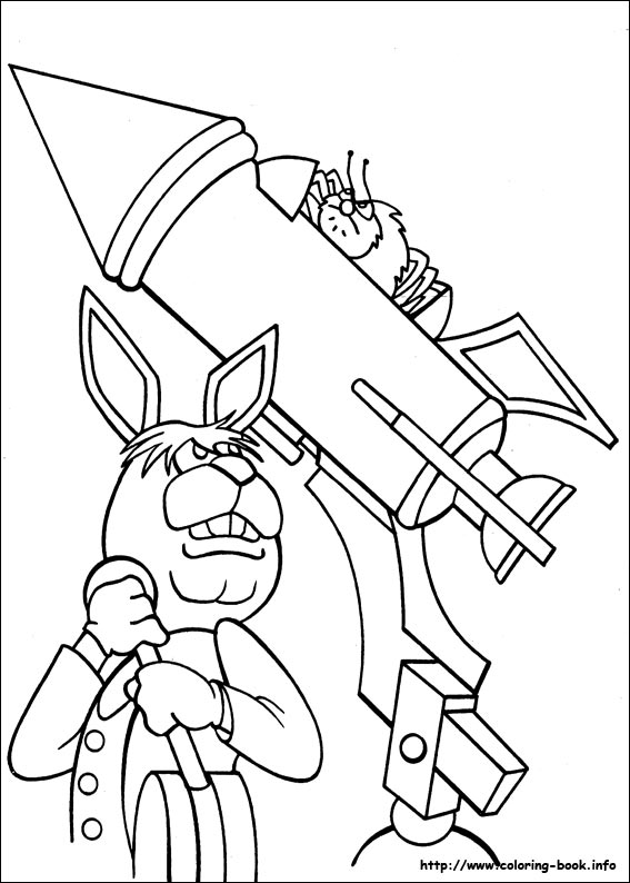 Peter Cottontail coloring picture